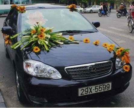 Wedding Flower Cars